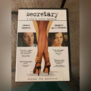 ‘Secretary’ DVD Movie Comedy Erotic Film James Spader Maggie Gyllenhaal BDSM EUC